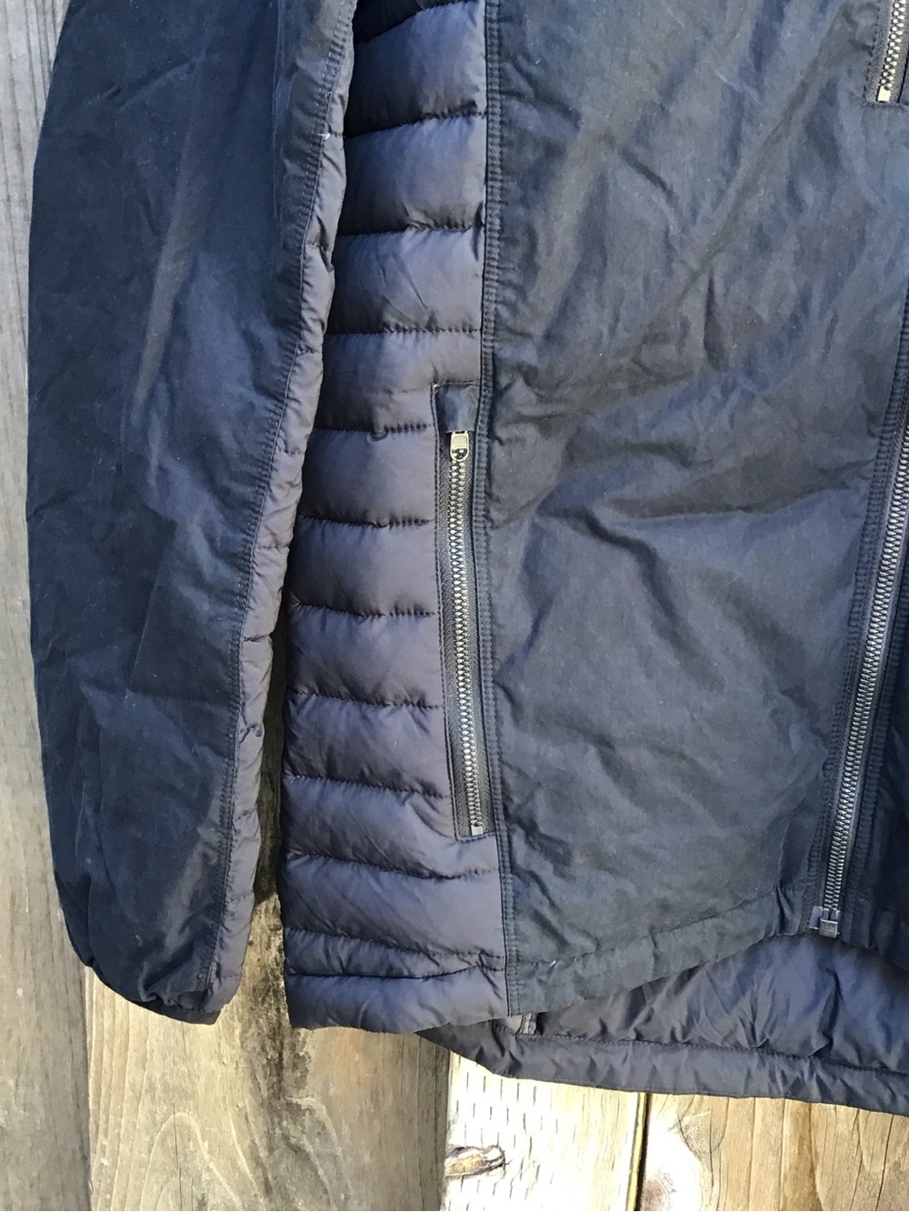 Kuhl Wyldfire Down Jacket Black Insulated Outdoor Mens Small Full Zip Coat - Picture 3 of 7